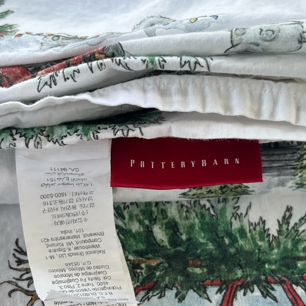 Pottery Barn National Lampoons Christmas Vacation pattern Twin